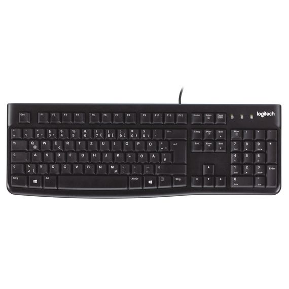 Клавіатура Logitech Keyboard K120 EOM UKR Black