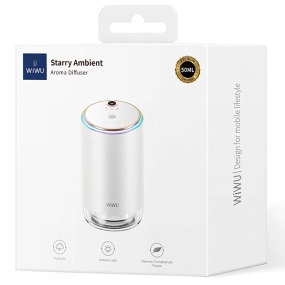 Зволожувач повітря WIWU Wi-AR003 Starry Ambient з арома-диффузором White | Зображення 3