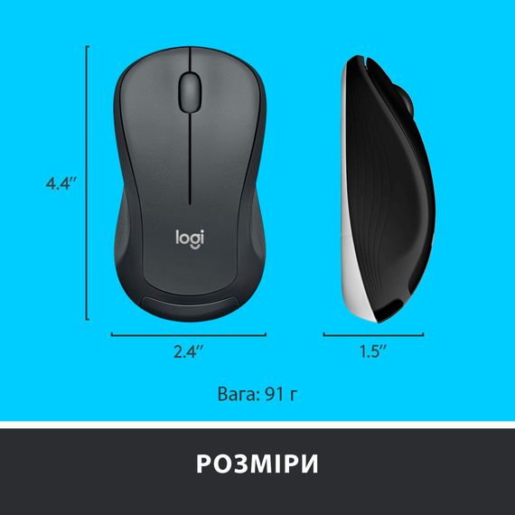 Комплект Logitech MK540 Advanced Wireless UA Black (920-008685) | Зображення 8
