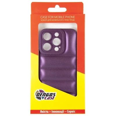 Чехол для мобильного телефона Dengos iPhone 15 Pro Case + Glass (Purple) (DG-KM-81) | Зображення 2