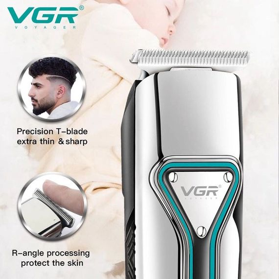 Триммер беспроводной VGR V-008 Pro | Машинка для стрижки vgr | Бритва EX-490 для бороды | Зображення 2