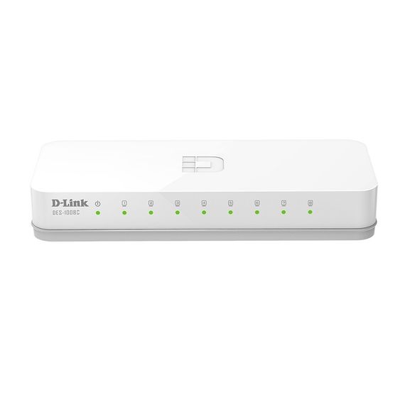Коммутатор D-Link DES-1008C 8xFE, Неуправляемый (DES-1008C)