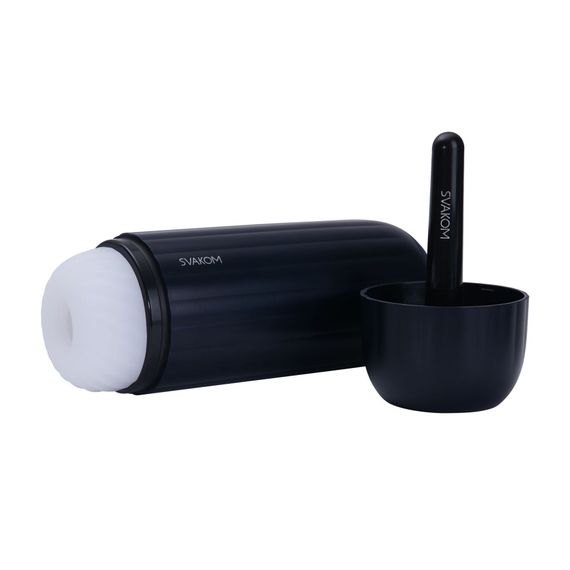 Інтерактивний смарт-мастурбатор з вібрацією та посмоктуванням Svakom Sam Neo 2 Pro, підігрів до 38 °C