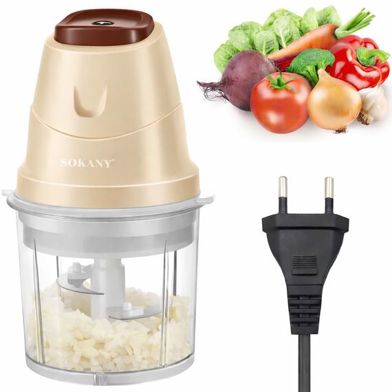Кухонный измельчитель SOKANY SK-06009, 0.7л, 250вт | Зображення 1