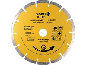 Диск отрезной алмазный сегментный SEGMENT Ø-180 мм VOREL-08714