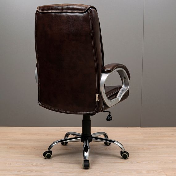 Крісло Франкфурт Ю Хром П2 M-1 (Tilt) Мадрас ДК Браун | Зображення 3