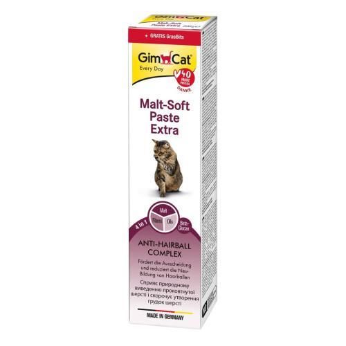 Набір: паста GimCat Every Day Malt-Soft Paste Extra для виведення шерсті зі шлунка 200 г і вітаміну. | Зображення 2