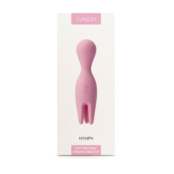 Подвійний вібратор для чутливих зон Svakom Nymph Pale Pink | Зображення 6