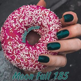 Гель-лак Moon Full №185 яскраво-зелений 8мл