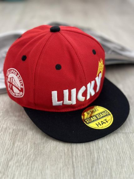 Кепка дитяча снепбек (Snapback) Lucky Синій з червоним 50-54р (2231) | Зображення 2
