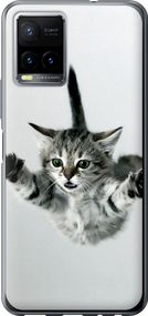 Чехол на Vivo Y33s Летящий котёнок "2322u-2643-17620"