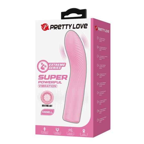 Вибратор для точки G PRETTY LOVE Kissell розовый, 16.1 х 3.2 см sexstyle | Зображення 6