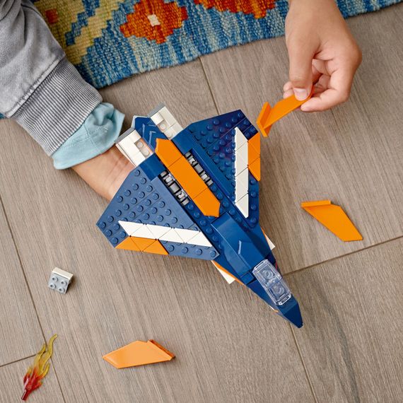 Конструктор LEGO Creator Надзвуковий літак 215 деталей (31126) | Зображення 3