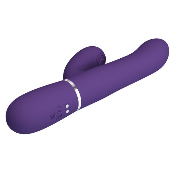 Вібромасажер із поступальним рухом серії Pretty Love - Mariana Twinkled Dark Purple 7 vibration functions 4 rolling functions, Sex | Зображення 7