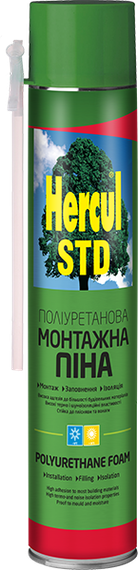Ручна монтажна піна HERCUL STD 850 гр.