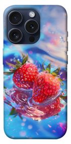 Чохол з картинкою Red Strawberry для Apple iPhone 15 Pro (6.1")