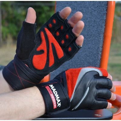 Перчатки для фитнеса MadMax MFG-568 Extreme 2nd edition Black/Red S (MFG-568_S) | Зображення 5