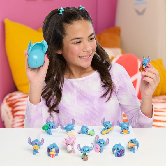 Фігурка-сюрприз у капсулі "Стіч зі смаколиками" STITCH 46288 серії "Feed Me" іграшка 4 см | Зображення 3