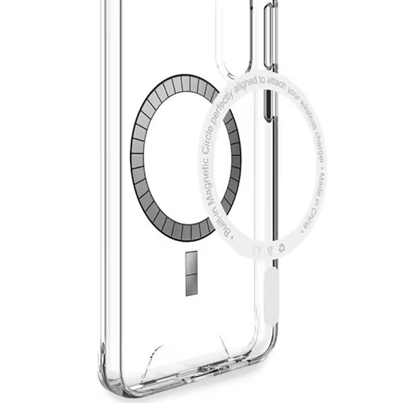 Чехол TPU Space Case with Magnetic Fit для Xiaomi Redmi Note 15 4G/5G (EU) Прозрачный | Зображення 1