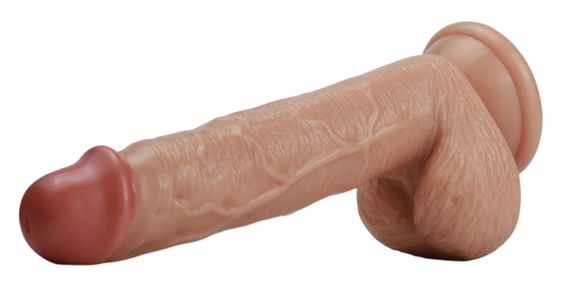 Фаллоимитатор с мошонкой на присоске OYO YQM-028 (длина 21 см, диаметр 3.5 см) Sex Aura | Зображення 5