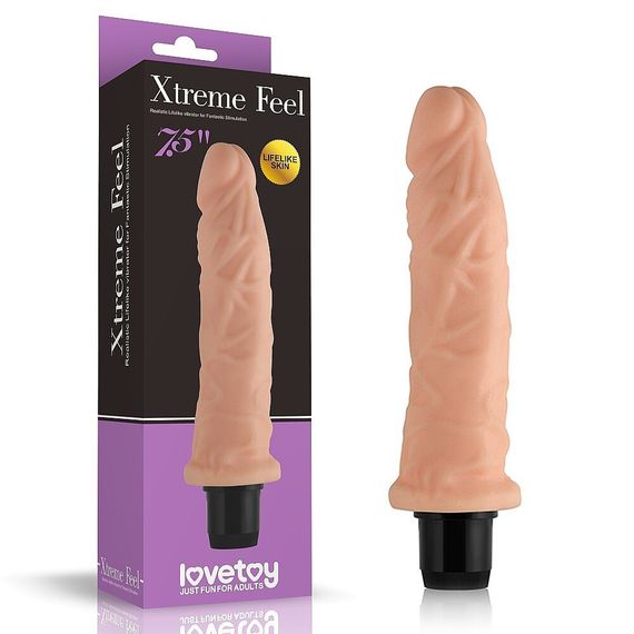 Реалістичний вібратор - Xtreme Feel Vibrator Flesh 7.5" Sex Aura