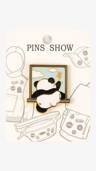 Значок Панда 0928102521-1 Різнокольоровий shop (2000999539930)