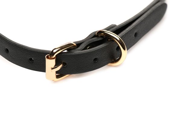 Кляп Master Series Blossom Silicone Rose Gag Красно-черный One Size | Зображення 6