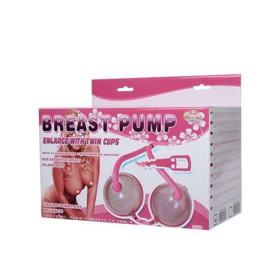 Вакуумная помпа для груди - Breast Pump Enlarge With Twin Cups sexstyle | Зображення 6