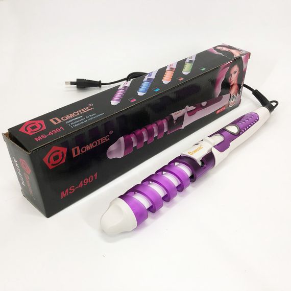 Плойка спіральна для волосся Domotec MS-4901 з кераміко-турмаліновим покриттям, Стайлер для завивки | Зображення 4