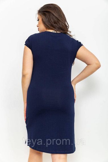 Плаття жіноче повсякденне цвіт темно-синій розмір L FA_004027 | Зображення 3