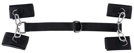 Ремінна система фіксації на руки та ноги Bad Kitty, чорна | Зображення 1