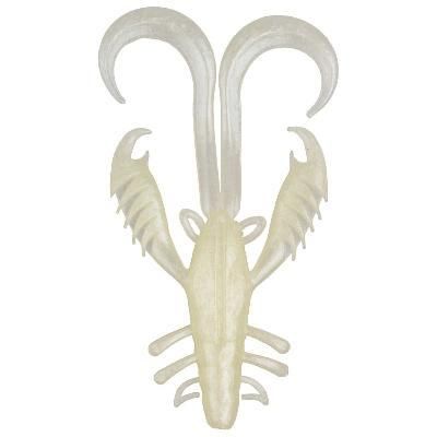 Силиконовая приманка, Съедобный силикон Bait Breath Virtual Craw 2,6'' (9шт.) (S814 Glow pearl)