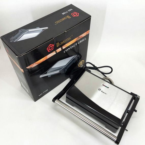 Гриль барбекю контактный Domotec, Электрогриль для барбекю и стейков Гриль для гостиниц гриля MG-71 | Зображення 3