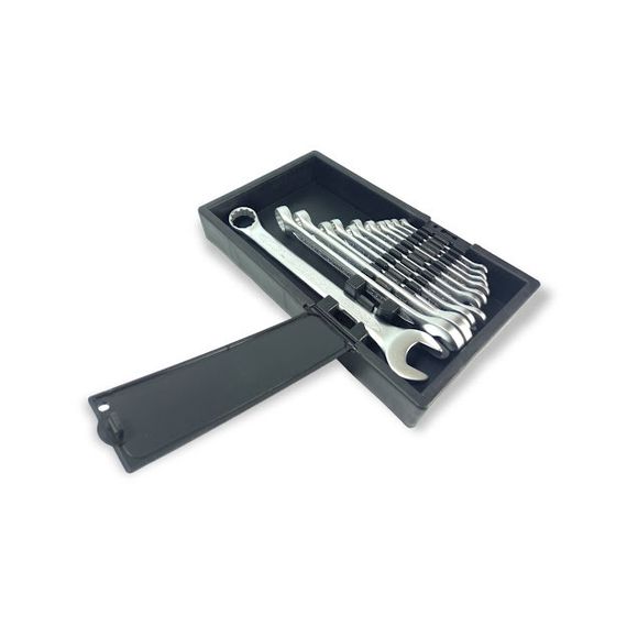 Набір ключів комбінованих HAISSER 12 шт. Холодний Штамп (6-14, 17, 19, 22 мм) (арт. 48428) | Зображення 1