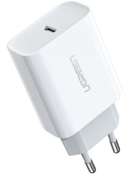 Сетевое зарядное устройство Ugreen CD137 Type-C PD 20 W Charger Белый | Зображення 2