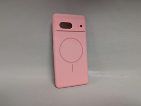 Чохол для Google Pixel 7 / Гугл Піксель 7 Lakshmi Soft Touch, протиударний, з магнітним кільцем (магфіт), TPU, рожевий