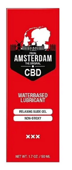 Вагінальний лубрикант Original CBD from Amsterdam — Waterbased Lubricant, 50 ml Sex Aura | Зображення 1