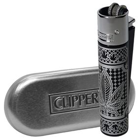 Железная Зажигалка Clipper  “Good Grass Silver”
