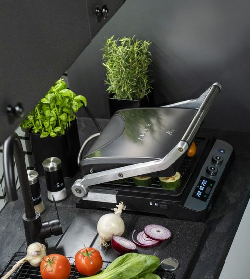 Електрогриль контактний Adler AD 3059 LED, 3000 Вт, розкриття 180°, з таймером | Зображення 7