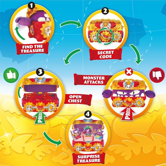 Дитячий іграшковий набір з фігурками "Скриня зі скарбами" PIRATIX PPXSP116IN00 | Зображення 6