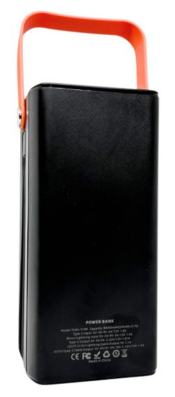 Power Bank 80000 mAh 22,5 W Tungil Y108 реальна ємність швидка зарядка QC3.0 зовнішній акумулятор з ліхтарем та дисплеєм павербанк | Зображення 4