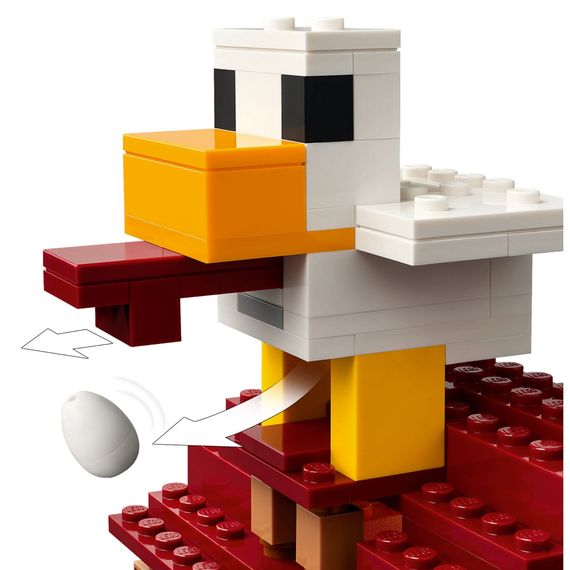 Конструктор LEGO Minecraft Напад на село з повітряною кулею Ґаст (21273) | Зображення 4