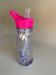 Поїлка - пляшечка дитяча Конфеті Малинова 360 мл