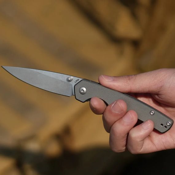 Ніж CJRB Kain SW AR-RPM9 Aluminum Gray | Зображення 3