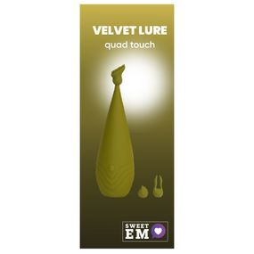 Вібростимулятор із різними насадками Sweet Em, зелений Sex Aura