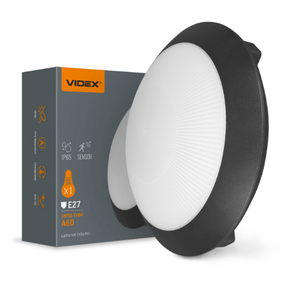 LED Светильник E27 IP65 с датчиком движения Videx