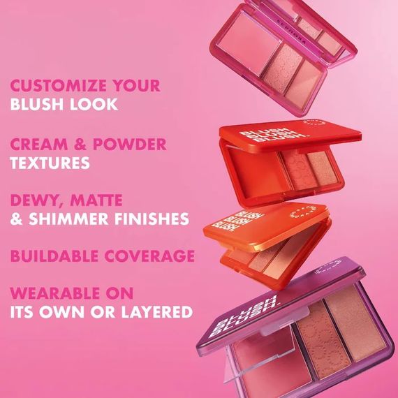 Румяна Sephora Blush Blush Blush. Multi-texture blush trio - 01 Candy Lover (8 g) | Зображення 5