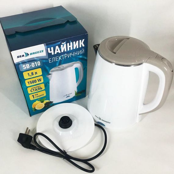 Тихий чайник, Современный электрический чайник Электрический с индикатором питания MN-91 | Зображення 2