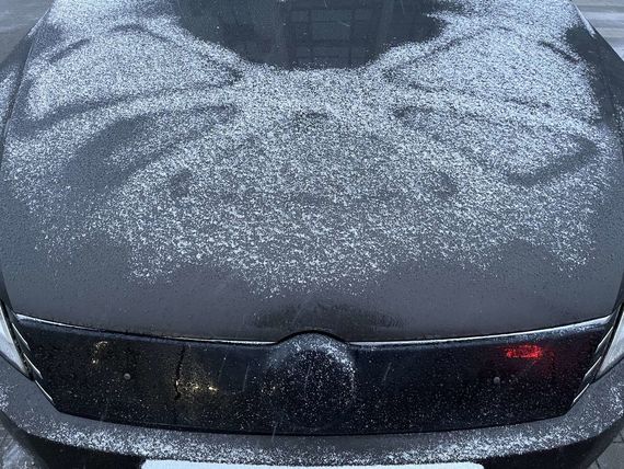 Зимняя решетка Глянцевая для Volkswagen Passat B7 2012-2015 гг.