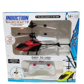 Літаючий вертоліт з пультом управління Induction Червоний